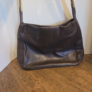 Naturalizer Chocolate Brown Soft Leather Shoulder Bag NWOT